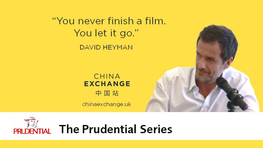 David Heyman quote: "You never finish a film. You let it go."