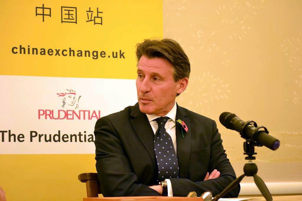 Lord Coe at China Exchange