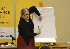 Drawing class with the Prince's School of Traditional Arts