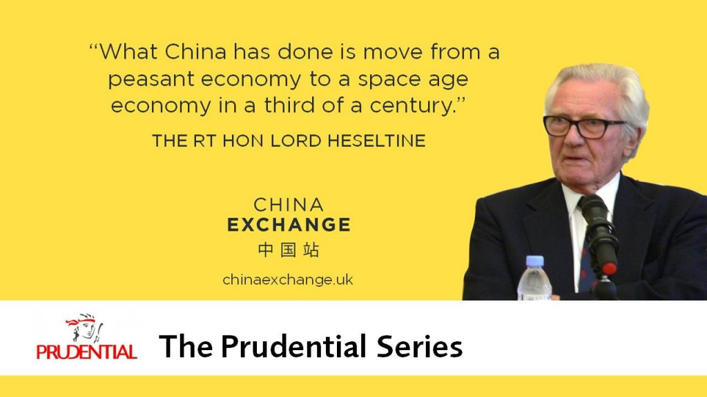 Lord Heseltine quote: What China has done is move from a peasant economy to a space age economy in a third of a century.